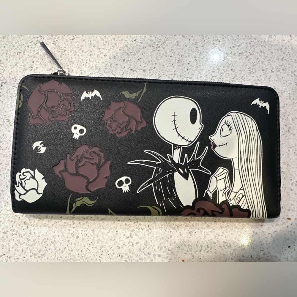 The Nightmare Before Christmas wallet new card holder change purse zipper